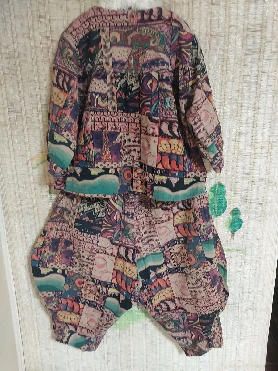 新品)ヴィンテージ パータン ジャケット + バギー パンツ セット