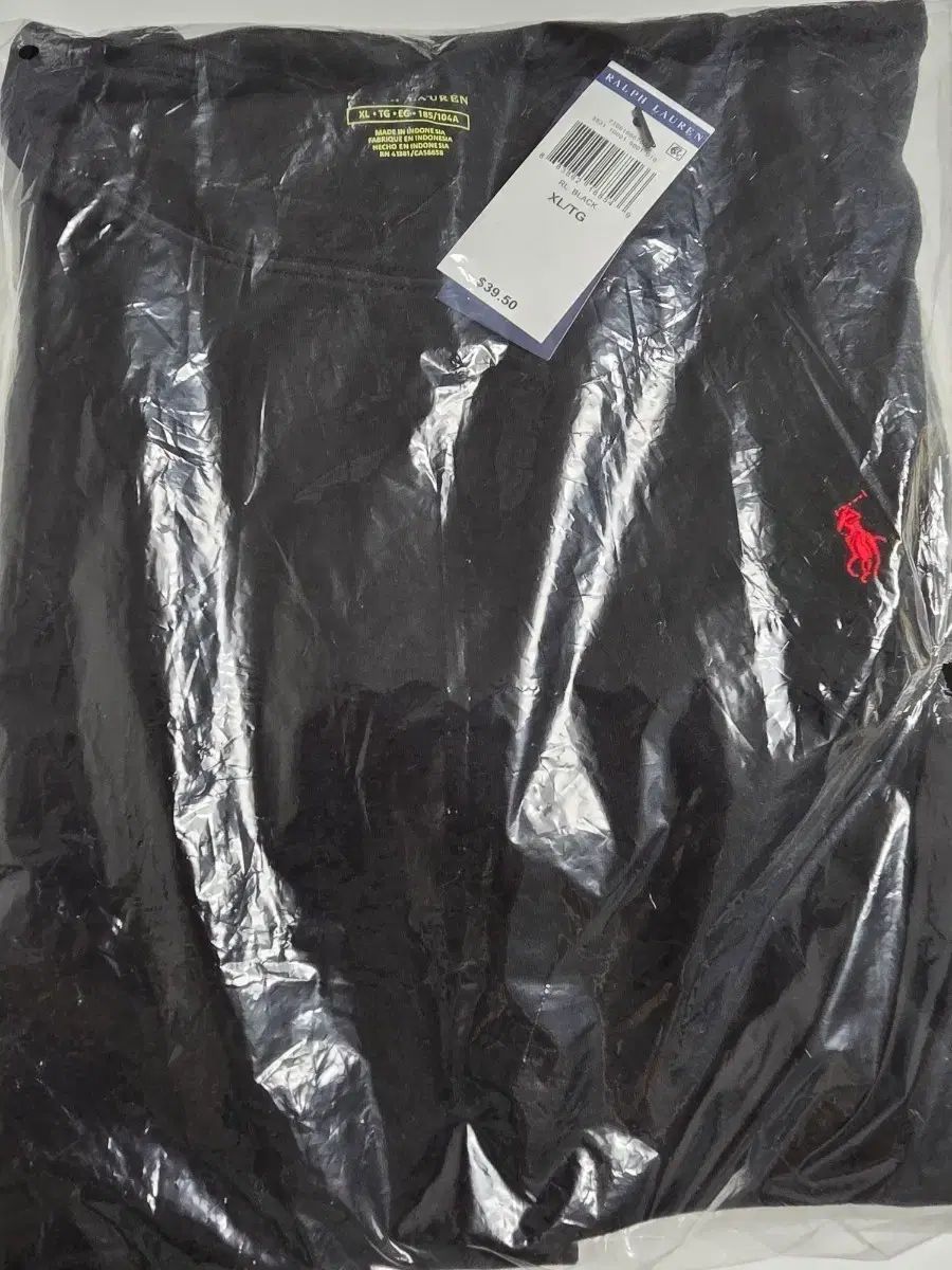 ポロラルフローレン ブラック 半袖 コットン Tシャツ XL 新品