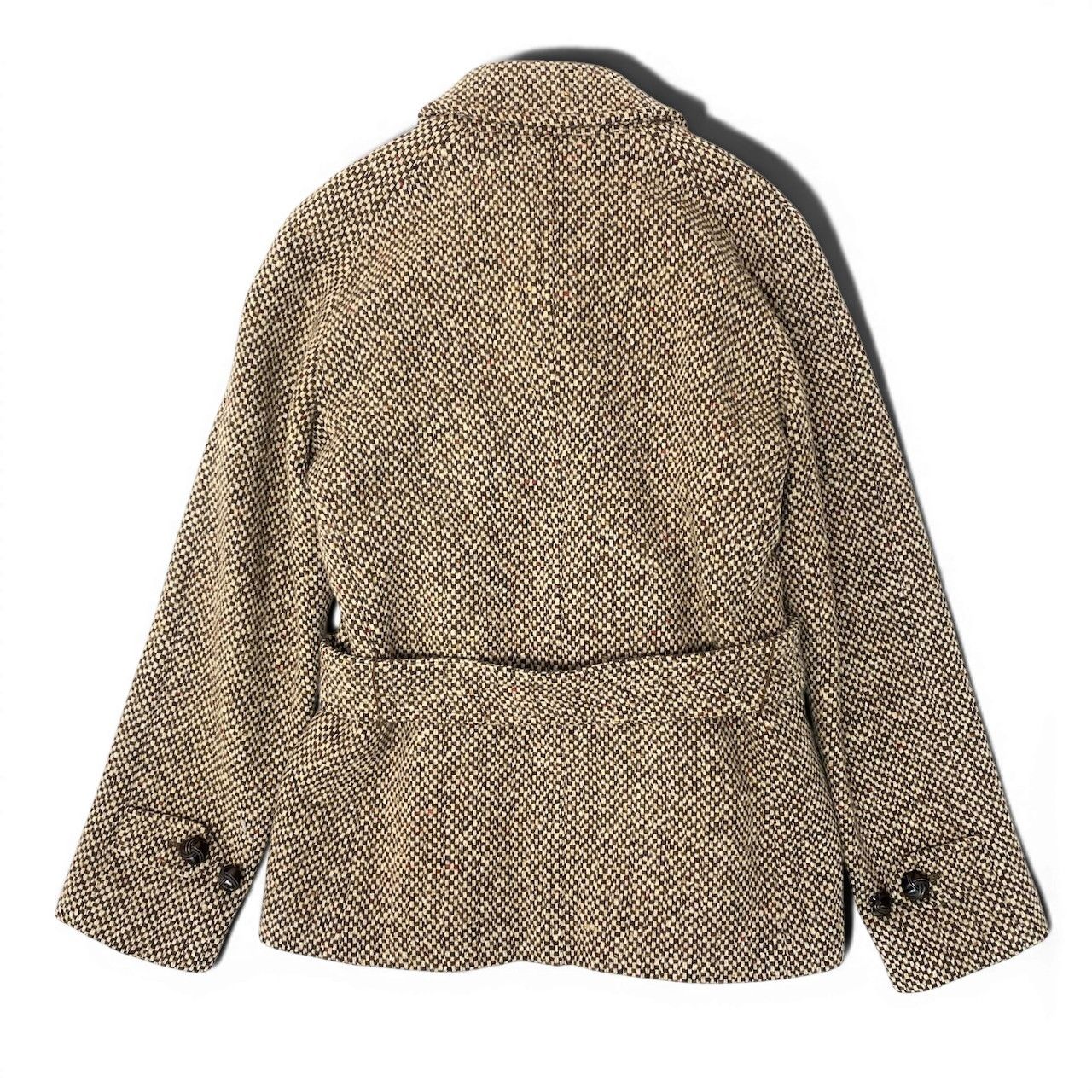 26e8 Max Mara マックスマーラ ダブルブレスト ツイードコート 中綿