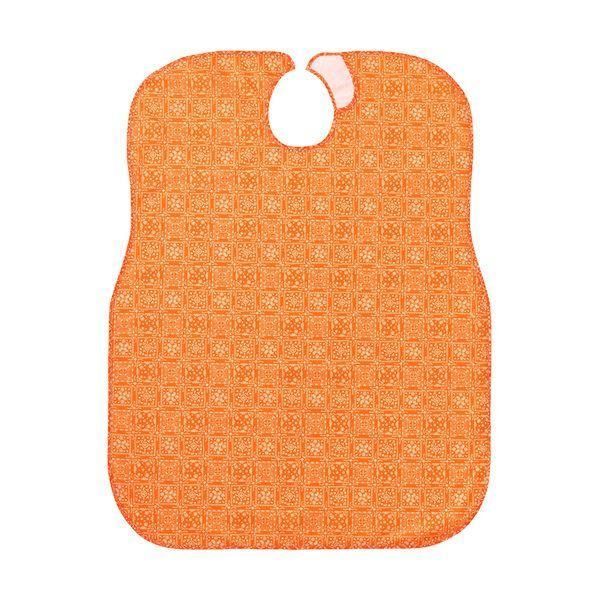 （まとめ）カワモト 食事用エプロン レギュラー オレンジ 1枚 〔×5セット〕 6,952円