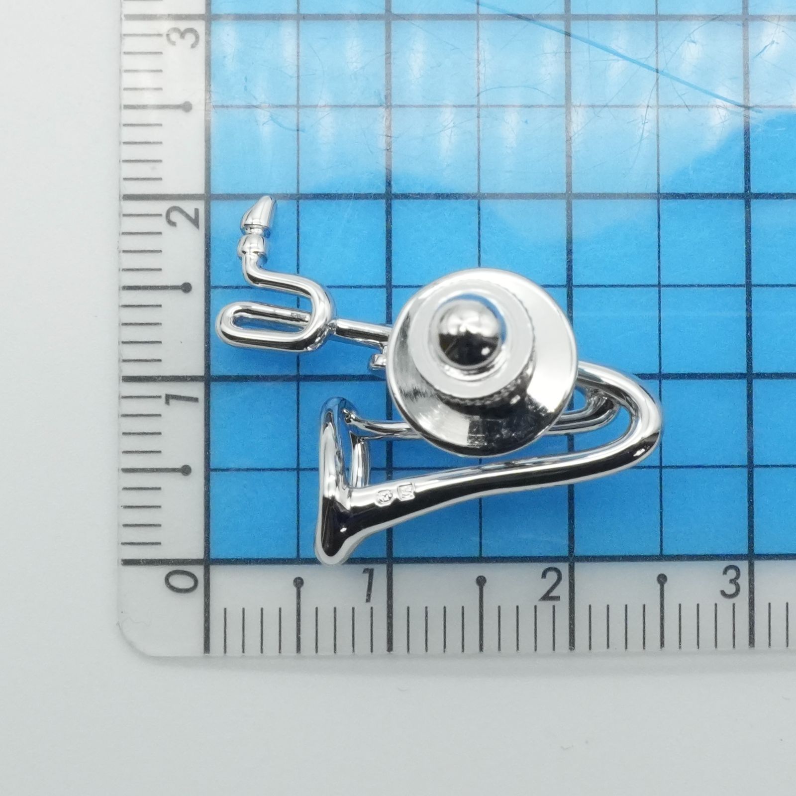14K ブローチ 美品 ミキモト サックス モチーフ ブローチ アコヤパール 楽器/25-3687