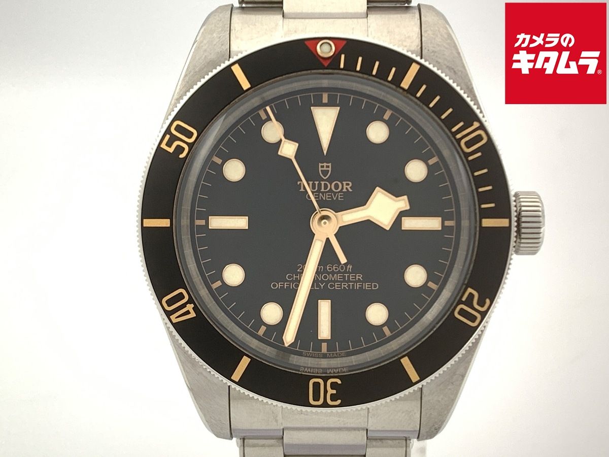 【中古】 【美品】 チューダー ブラックベイ 58 ブラック 79030N ステンレススティール SSブレス