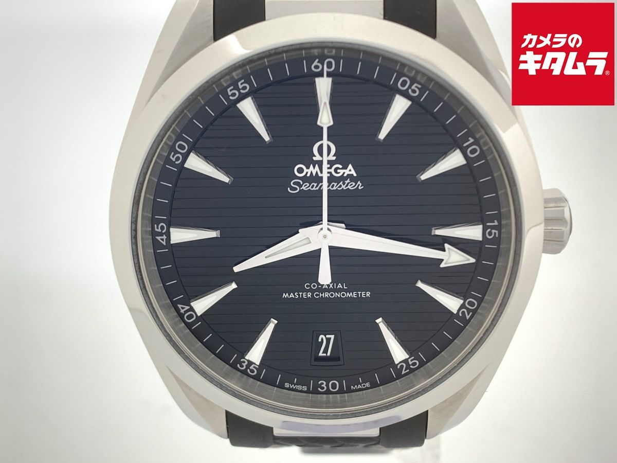 【中古】 【美品】 オメガ(OMEGA) シーマスター アクアテラ ブラック 220.12.41.21.01.001 ステンレススティール