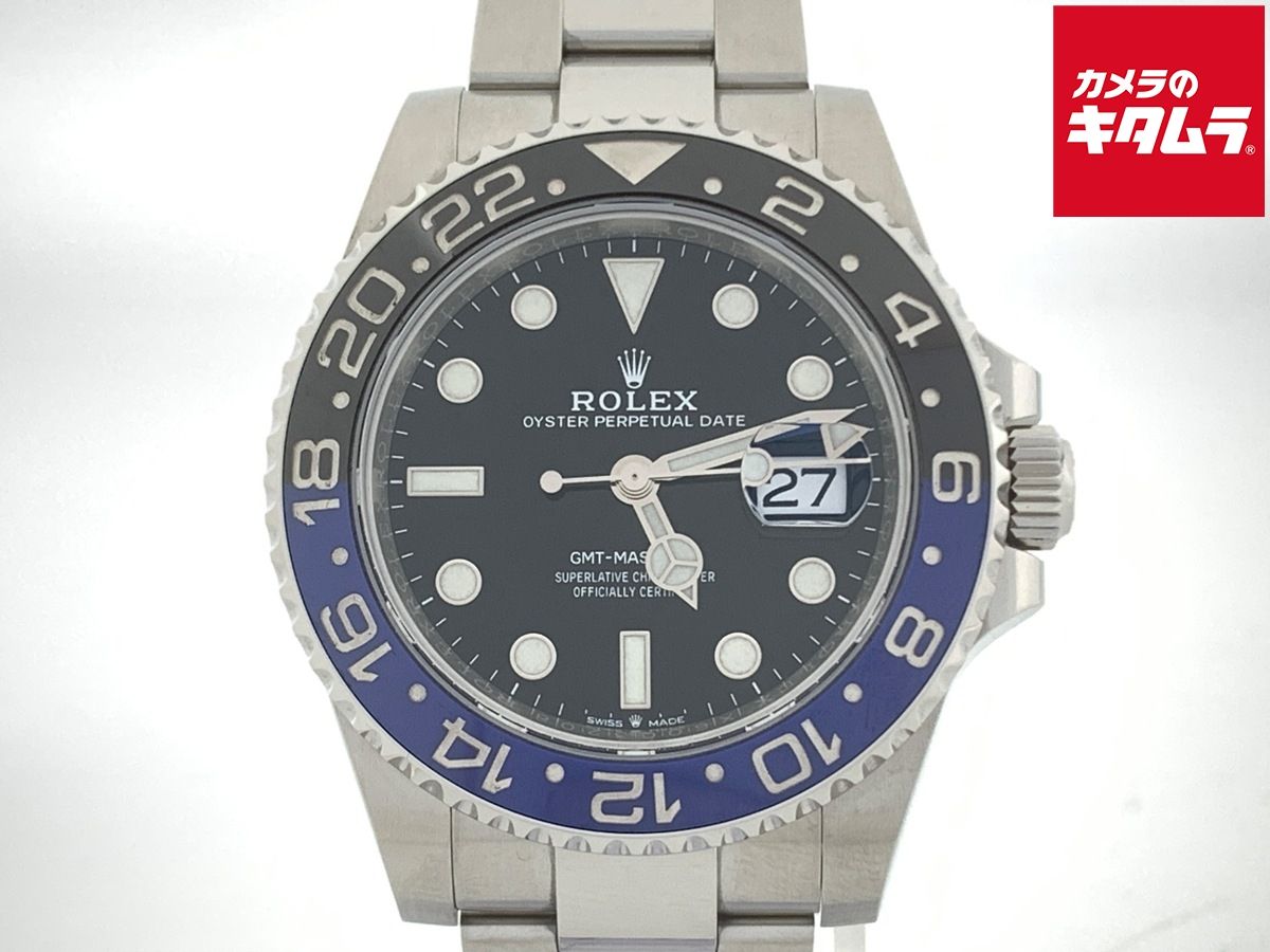 【中古】 【美品】 ロレックス(ROLEX) GMTマスターII ブラック 126710BLNR ステンレス OB ブラック/ブルーベゼル