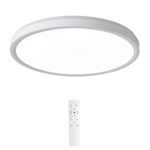 LEDシーリングライト薄型 丸型 ホワイト 天井照明 おしゃれ 8畳用 12畳 36w 軽量 調光調色 3000K-6000K 電球色 昼光色 間接照明 常夜灯 定?消灯 長寿命 室内照明器具 最大光束3960Lm 取付簡単 省電力 省エネ 2bc270f9