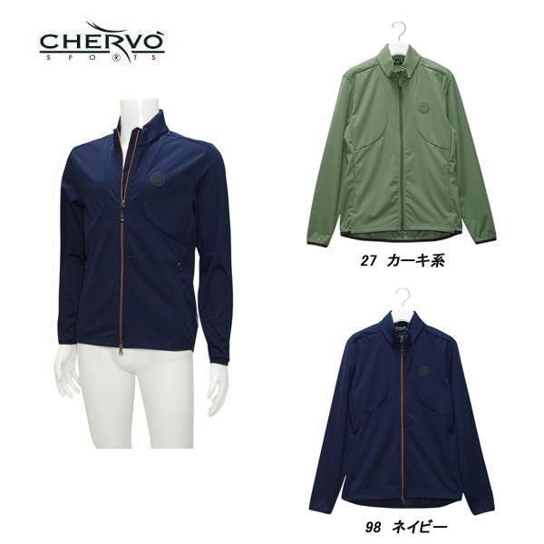 シェルボ CHERVO メンズ 春秋 4WAYストレッチ 保温性ダブルジップブルゾン サイズ46 031-58210ss