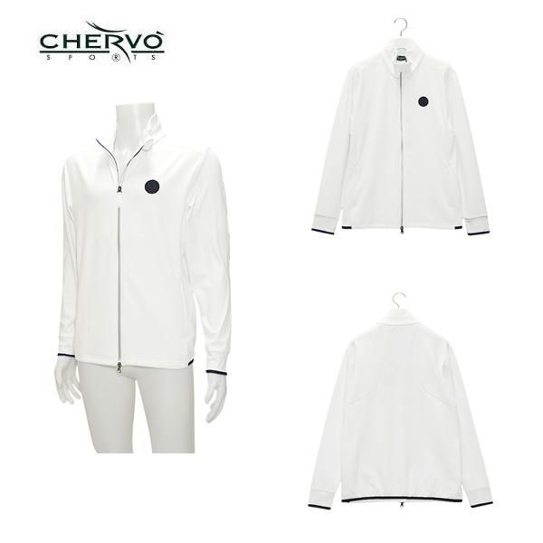シェルボ CHERVO メンズ 春秋 ストレッチ UVカット ダブルジップブルゾン サイズ48 031-58211ss