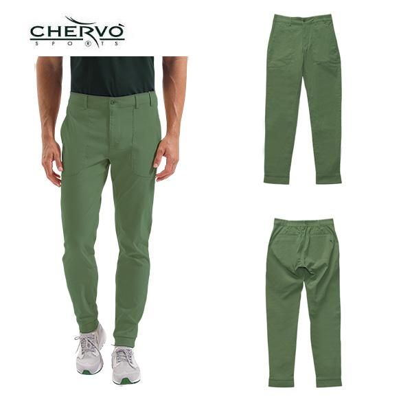 シェルボ CHERVO メンズ 春夏秋 吸水速乾 UVカット ストレッチチノパンツ サイズ46/50 031-78312