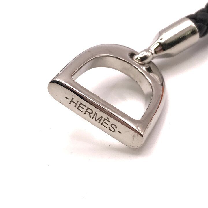 超美品 HERMES エルメス ブレス エトリエ ブラック ブレスレット 