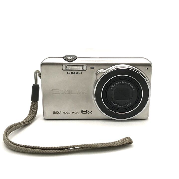 超美品 CASIO カシオ EXILM EX ZS35SR デジタルカメラ 20.1 MEGA PIXELS 6x シルバー コンパクト カメラ デジカメ 稼働品 m15594