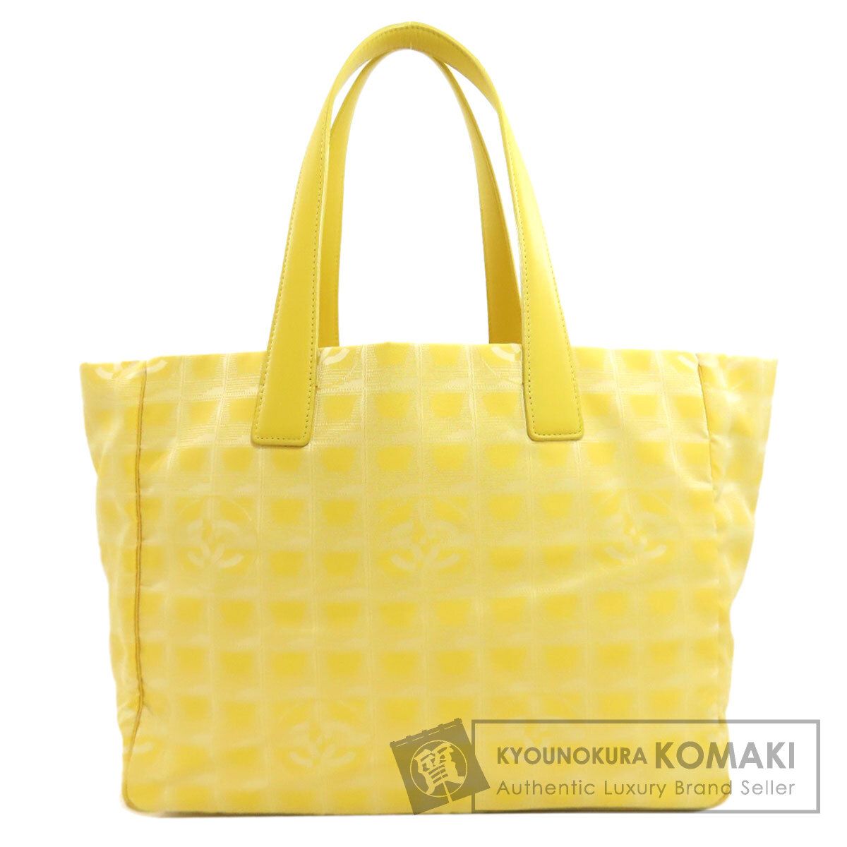 CHANEL シャネル ニュートラベルラインMM シルバー金具 トートバッグ ナイロン レディース [中古]