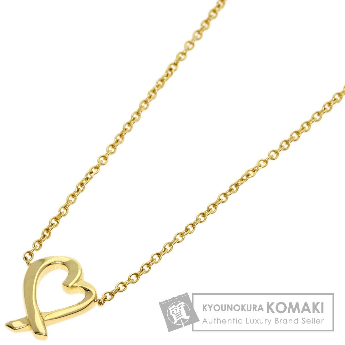 TIFFANY&Co. ティファニー ミニ ラビングハート ネックレス K18YG レディース [中古]