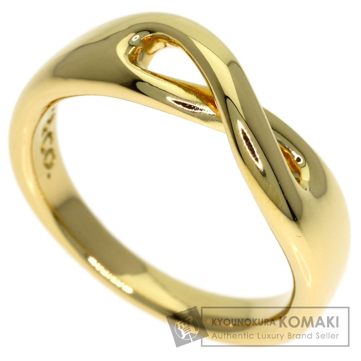 TIFFANY&Co. ティファニー インフィニティ リング・指輪 K18YG レディース [中古]