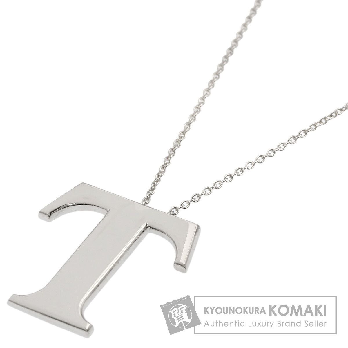 TIFFANY&Co. ティファニー Tロゴ ネックレス SV レディース [中古]