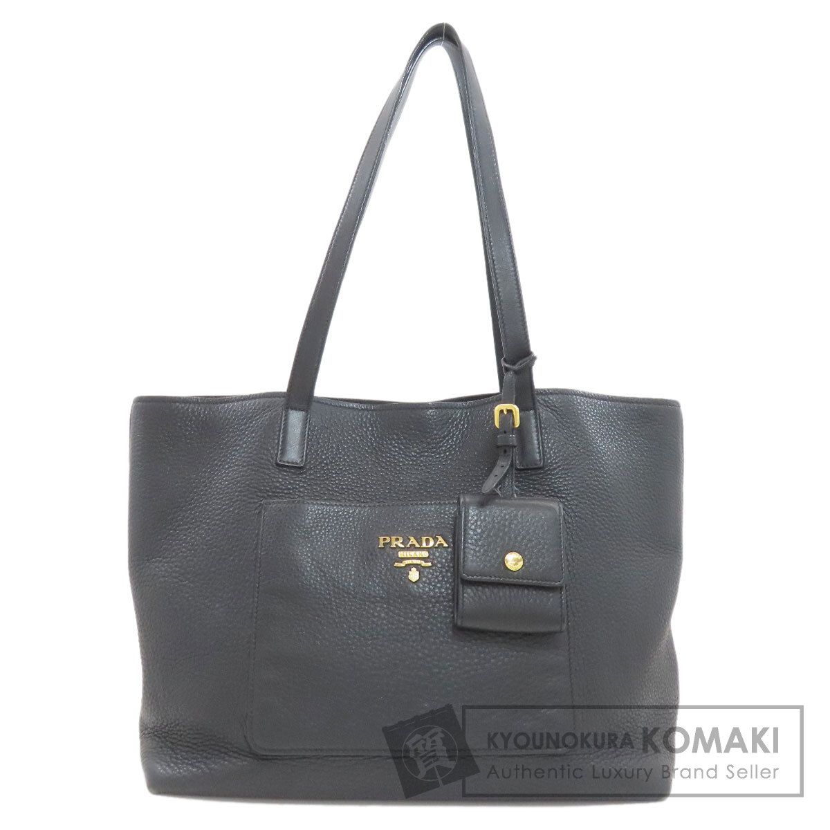 PRADA プラダ 1BG048 ロゴ トートバッグ レザー レディース [中古]