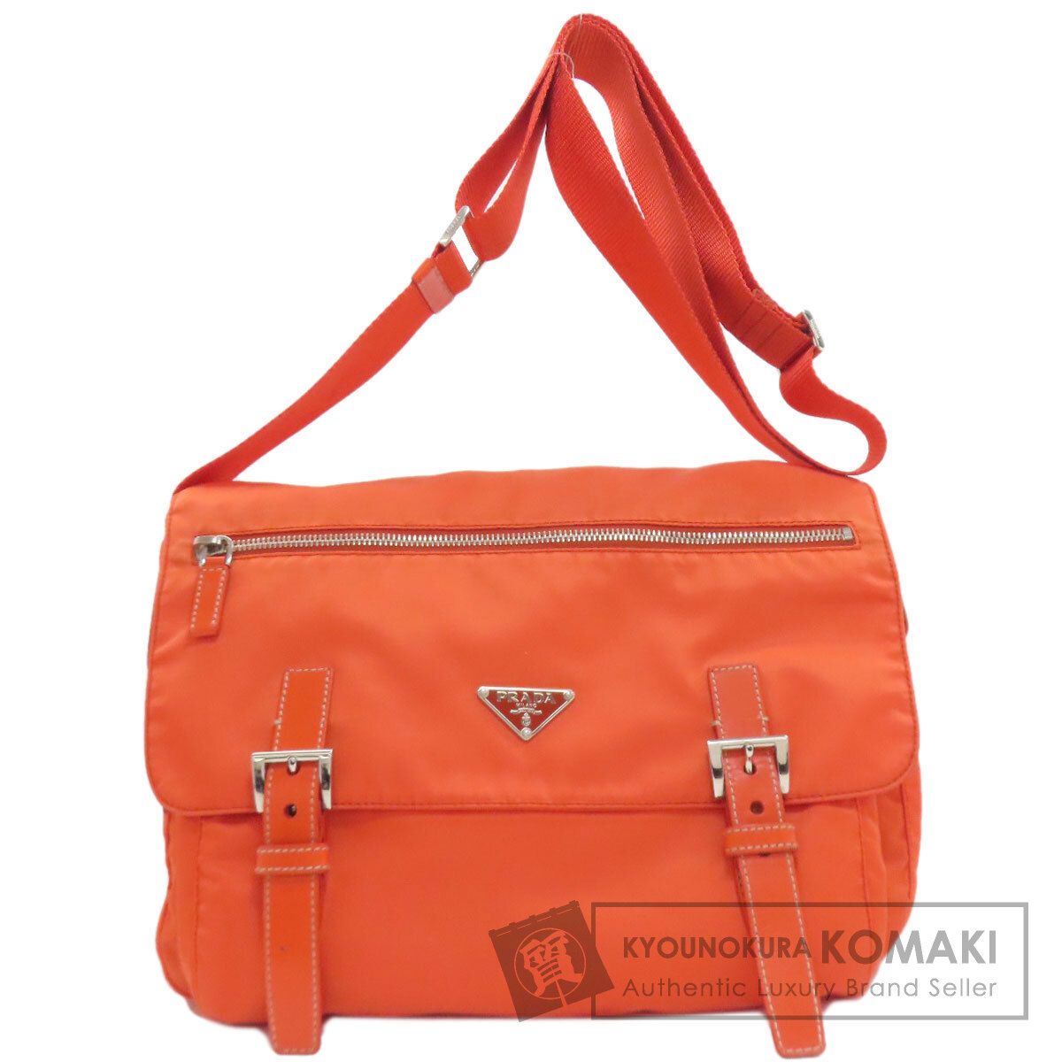 PRADA プラダ ロゴ ショルダーバッグ ナイロン レディース [中古]
