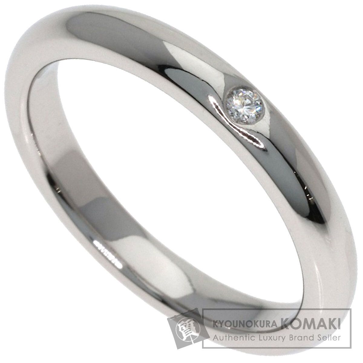 TIFFANY&Co. ティファニー スタッキングバンド 1P ダイヤモンド リング・指輪 PT950 レディース [中古] 55,440円