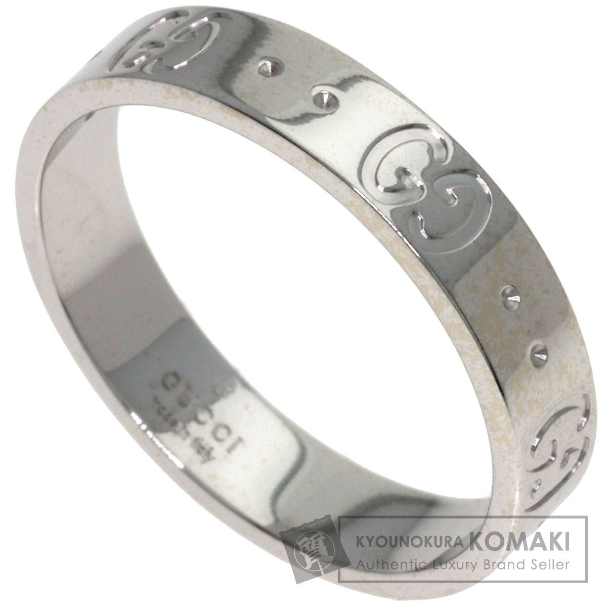 GUCCI グッチ アイコン #15 リング・指輪 K18WG レディース [中古]