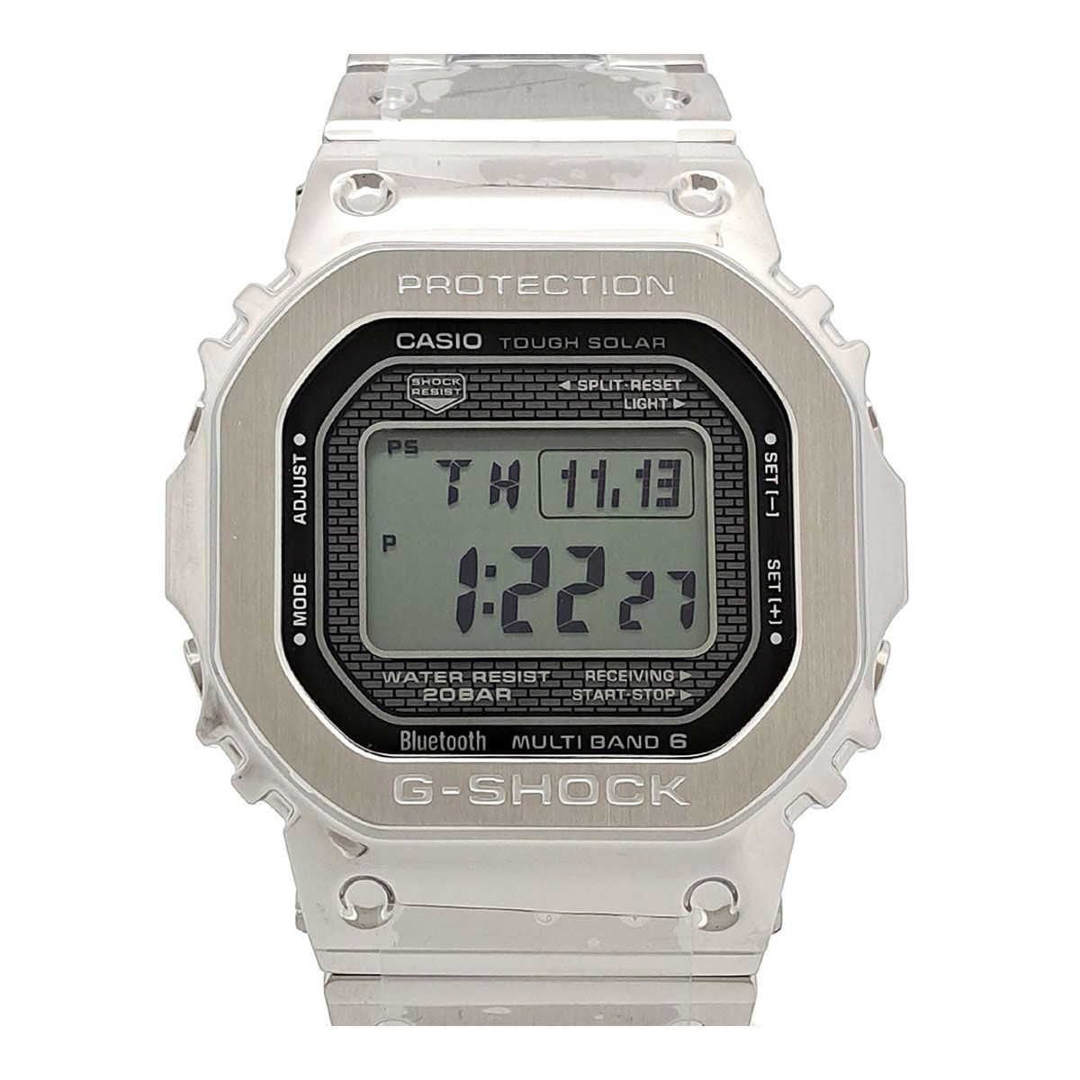 カシオ G-SHOCK フルメタルスクエア GMW-B5000D-1JF ソーラー 