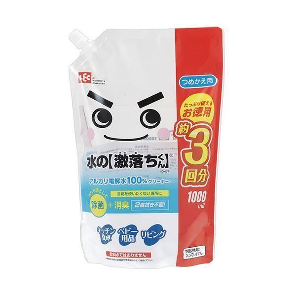（まとめ）レック 水の激落ちくん つめかえ用 1000ml 1個 〔×10セット〕