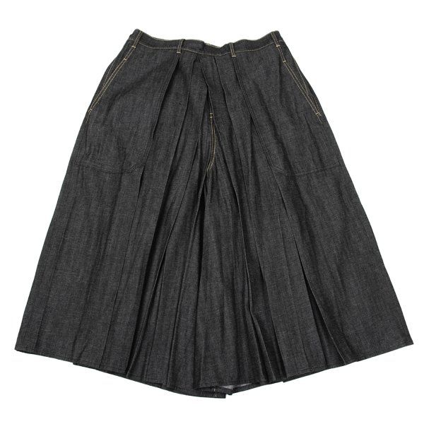 ヨウジヤマモト プールオムYohji Yamamoto POUR HOMME デニム袴パンツ 黒3