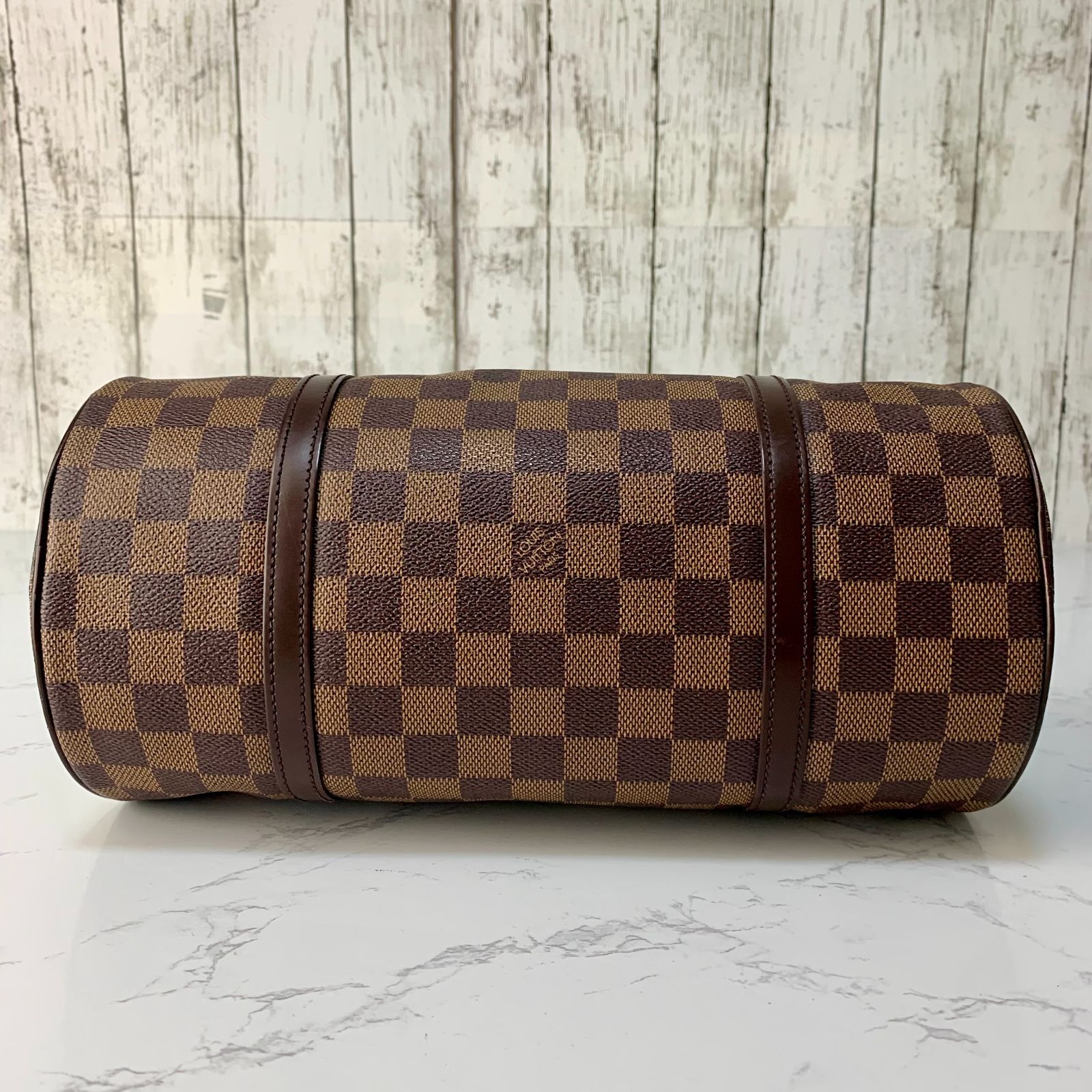 LOUIS VUITTON パピヨン 30 ダミエ ハンドバッグ ポーチ付き N51303