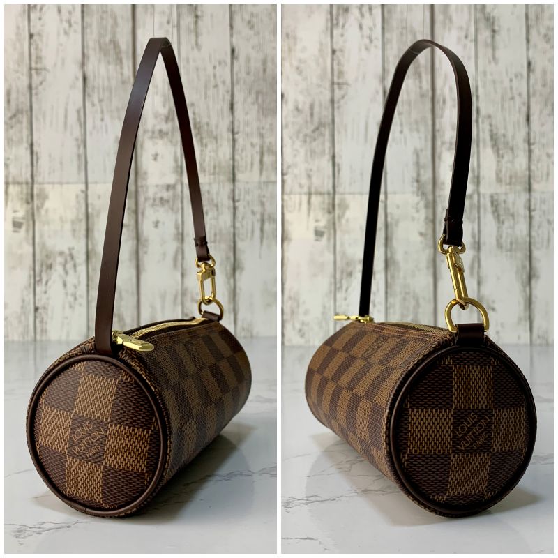 LOUIS VUITTON パピヨン 30 ダミエ ハンドバッグ ポーチ付き N51303