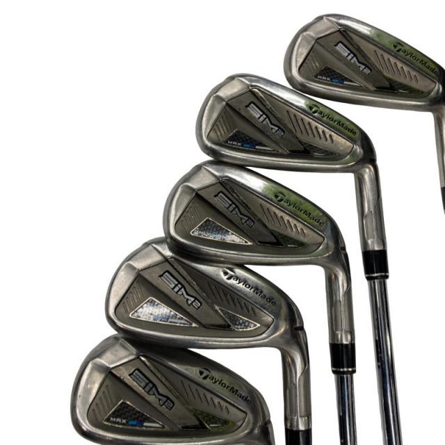 【中古】 テーラーメイド SIM2 MAX 5S アイアンセット IR KBS MAX MT85 JP (フレックスS) メンズ 男性用 右利き 右用 Cランク ゴルフクラブ