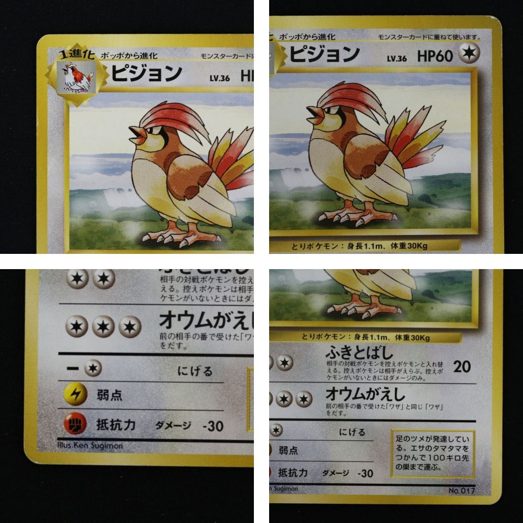 ポケモンカード 旧裏 初期 マークなしポッポ LV.8 HP40 ② ST] ポケモンカード ポッポ 旧裏 マークなし LV 8 HP 40 ピジョン 旧裏