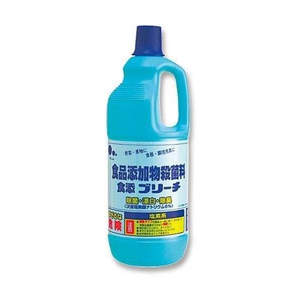 （まとめ）ミツエイ 食添ブリーチ 本体 1500ml 1本 〔×30セット〕