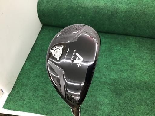 【中古】 朝日ゴルフ METAL FACTORY A+(ブラック) 18° ユーティリティ UT 純正特注シャフト (フレックスS) メンズ 男性用 右利き 右用 Cランク ゴルフクラブ