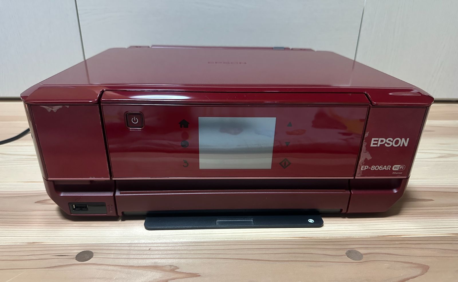 【ジャンク品】EPSON EP-806AR（レッド）通電確認済み