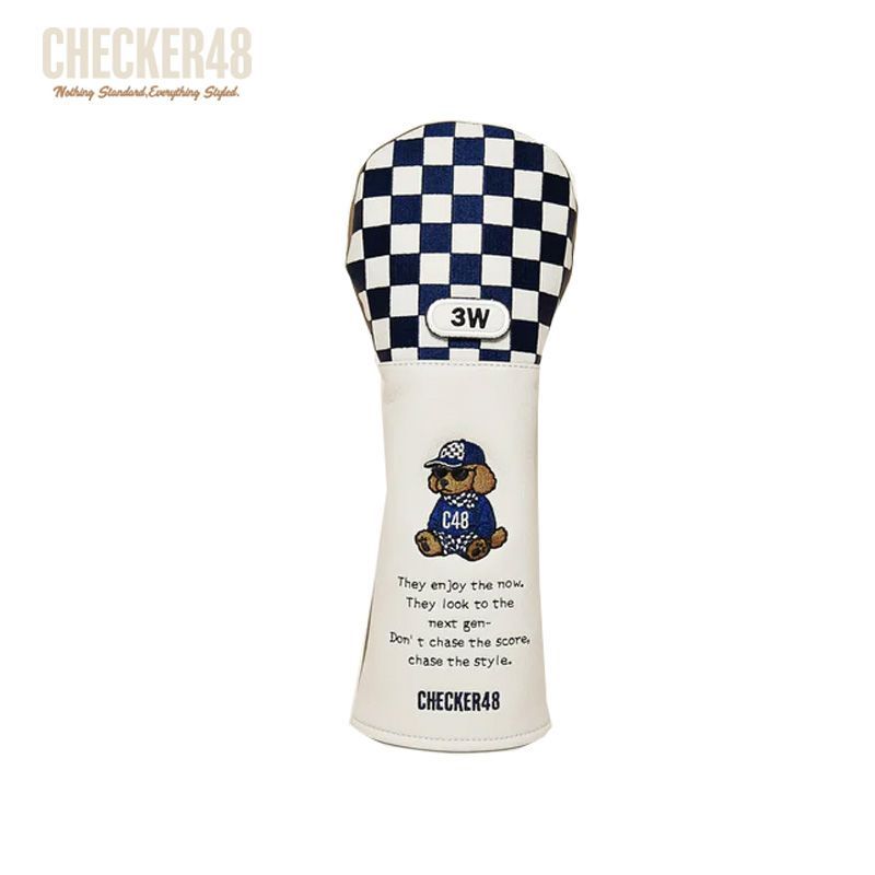 チェッカー48 ゴルフ フェアウェイウッド用 ヘッドカバー C48-00S806 日本正規品 CHECKER48