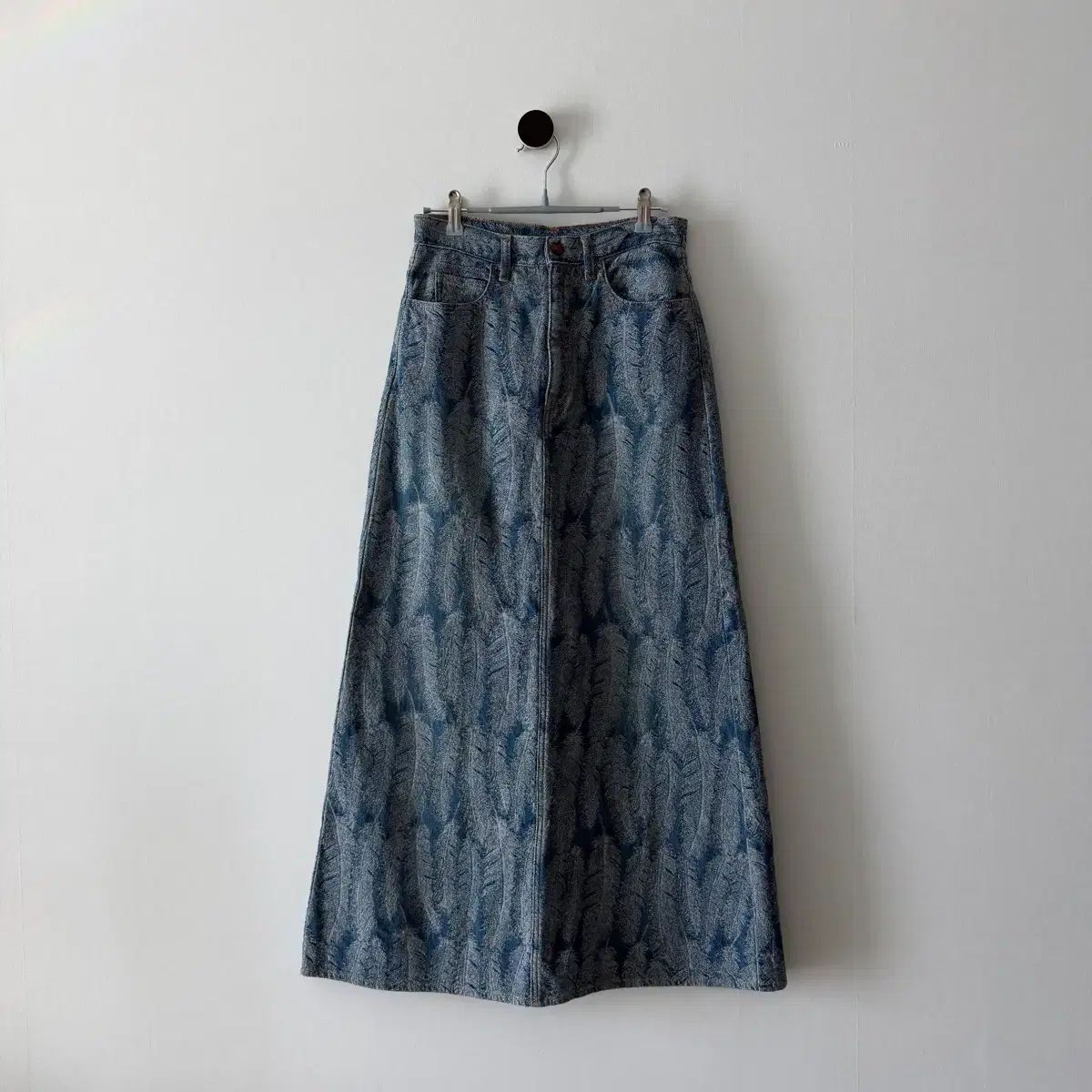 KAPITAL 12oz フェザー ロング スカート