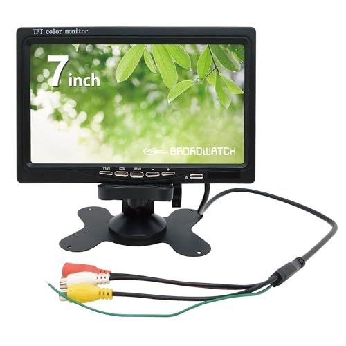 LCDモニター 7inch PC・車載・防犯使用可能 小型モニター スタンド・フレーム付属 (7インチ)kk b2664464