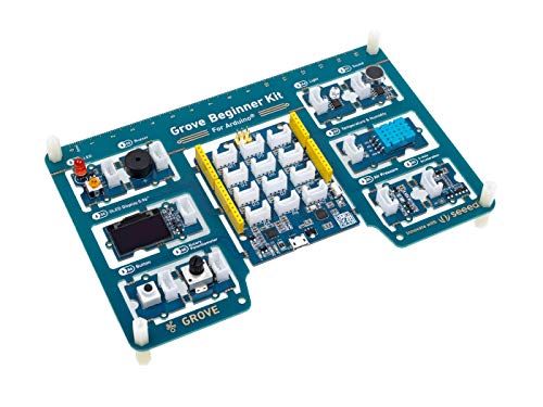 Seeed Studio Grove 初心者キット Arduino用 - STEAM Teachingスターターキット オールインワン UNO対応ボード付き センサー10個 12プロジェクト 無料コース付きkk 4fcb80e1