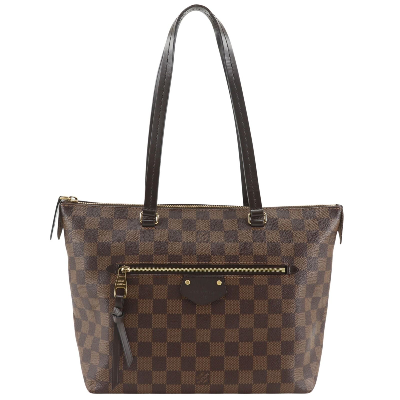 【LOUIS VUITTON】ルイ・ヴィトン イエナPM N41012 ダミエキャンバス 茶 FL0159 レディース トートバッグ