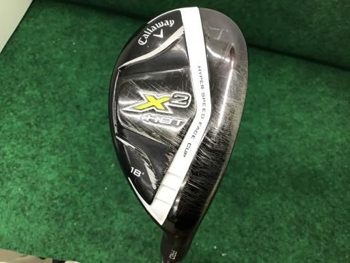 【中古】 キャロウェイ X2 HOT PRO 18° ユーティリティ UT NS PRO 950GH (フレックスS) メンズ 男性用 右利き 右用 Cランク ゴルフクラブ