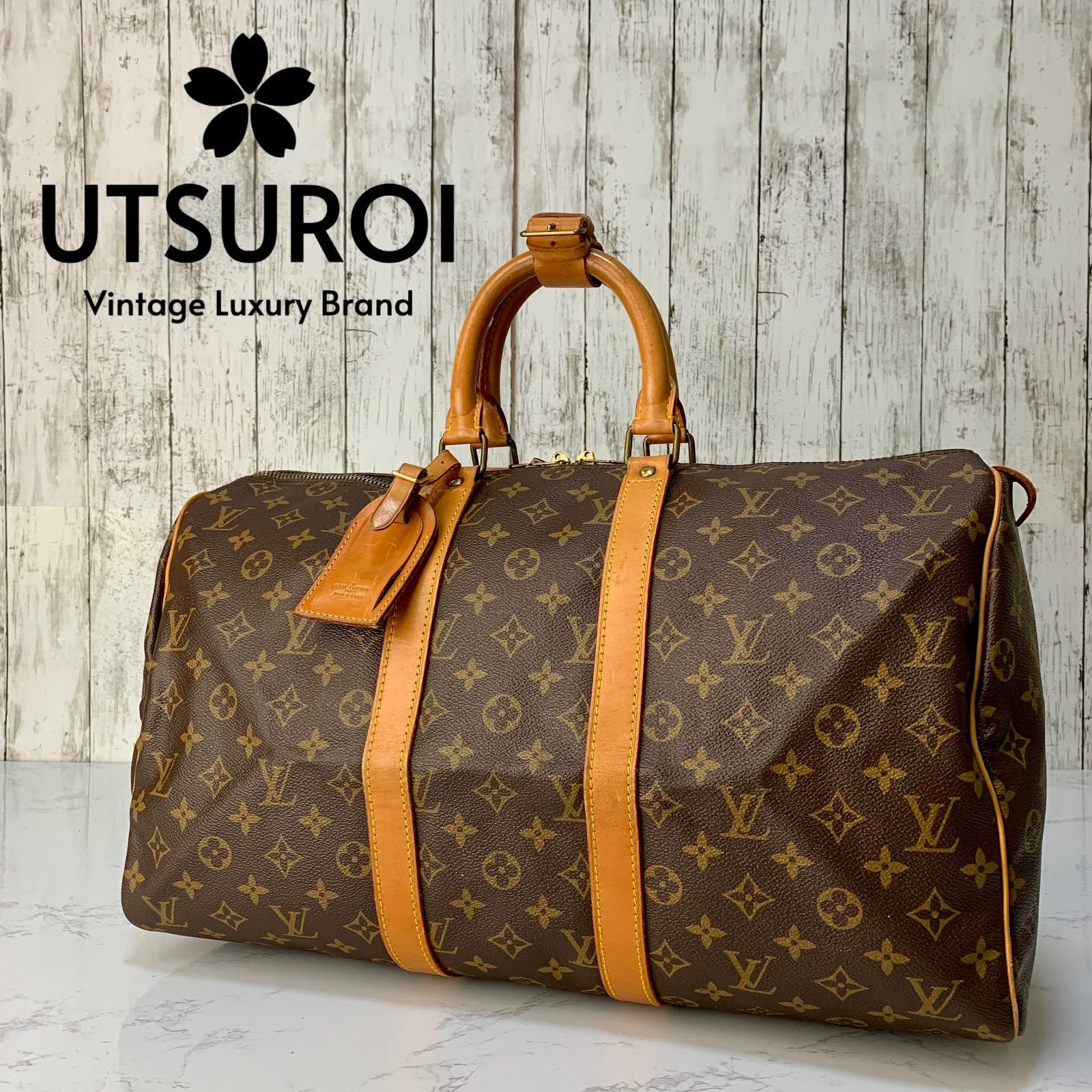 LOUIS VUITTON キーポル 45 モノグラム ボストンバッグ M41428 【状態ランク:A】