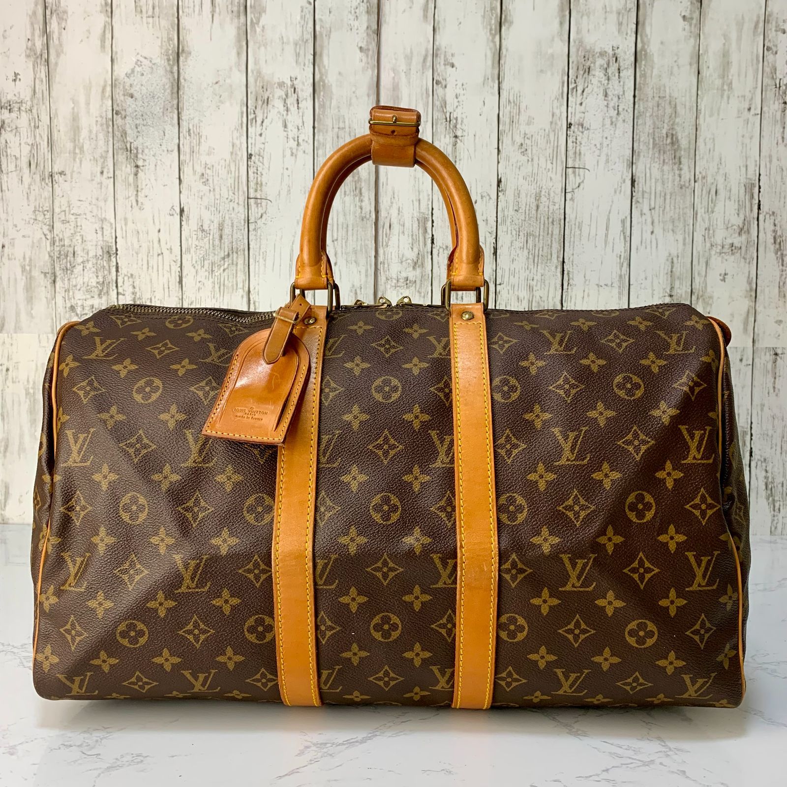 LOUIS VUITTON キーポル 45 モノグラム ボストンバッグ M41428 【状態