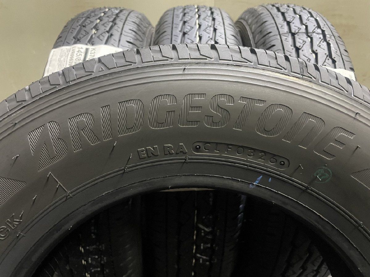 新品】2026年製 BS BRIDGESTONE K370 145/80R12 80/78N LT 14インチ 夏