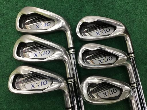 【中古】 ダンロップ XXIO(2012) 6S アイアンセット IR 純正特注シャフト (フレックスR) メンズ 男性用 右利き 右用 Cランク ゴルフクラブ