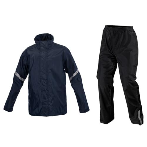 ☆新品☆[コミネ] バイク用 レインウエア RK-5433 スタンダードレインウェア Navy L aeb9eb46