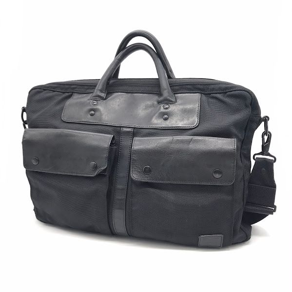 【倉吉店】 中古 PORTER | ポーター ブリーフケース SENSATION(センセーション) 2WAY BRIEFCASE 111-01281 ブラック 【121】
