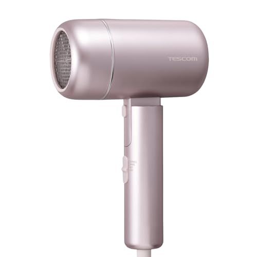 テスコム (TESCOM) ドライヤー プロテクトイオン 大風量 低温 [ ケアモード搭載 ] ツヤ髪 ダメージが気になる髪をいたわる 軽量 コード長1.7m ラク抜きプラグ パール ピンク TD462A-P/Epms 0f5198a9
