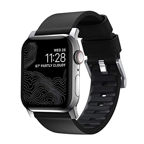[NOMAD] ノマド Active Band Pro - 45mm | シルバーハードウェア | ブラックアクティブレザーwb 3bdf82f6