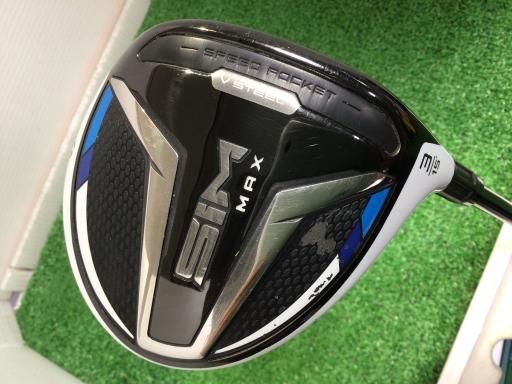 【中古】 テーラーメイド SIM MAX 3W フェアウェイウッド FW TENSEI BLUE TM50(FW) (フレックスS) メンズ 男性用 右利き 右用 Cランク ゴルフクラブ