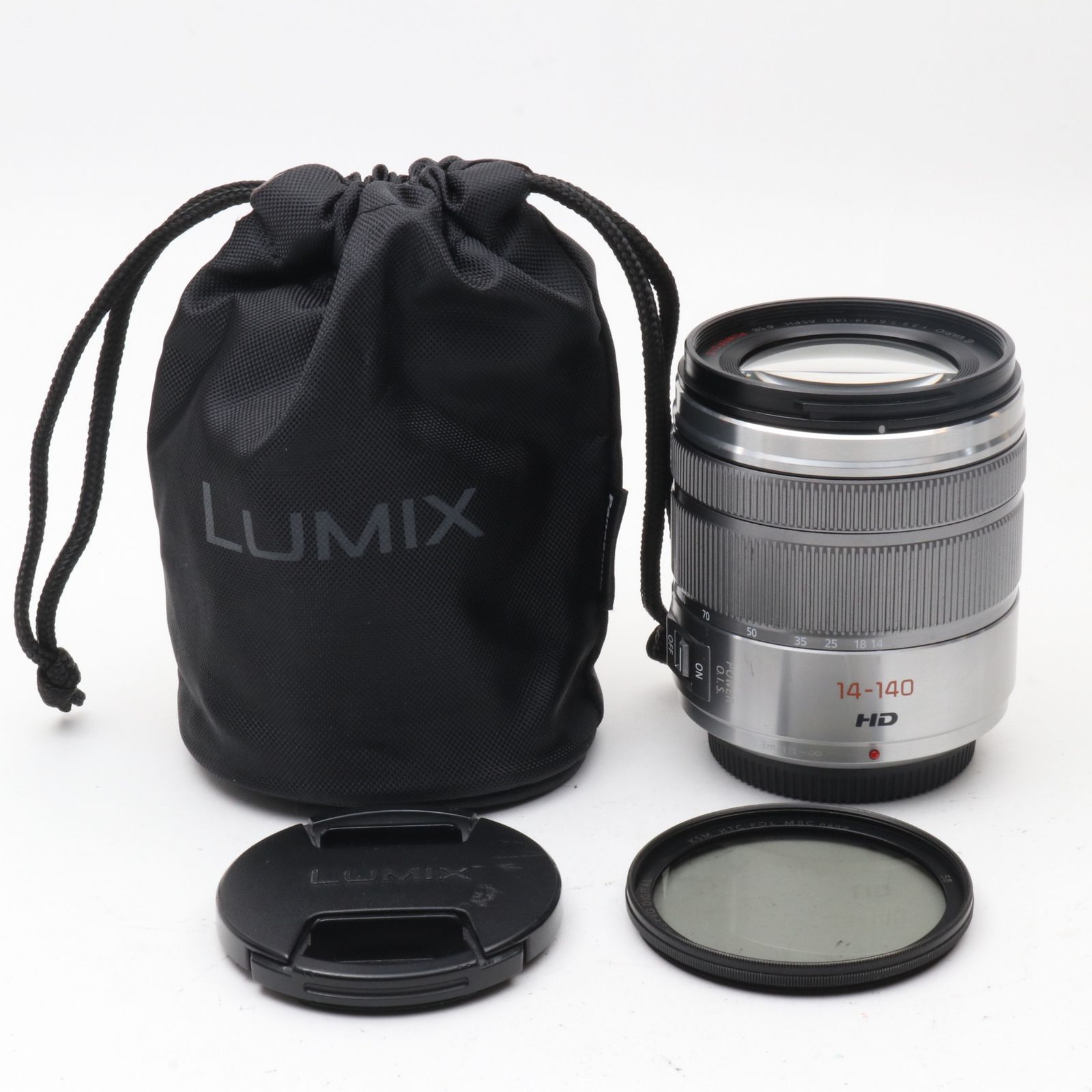 Panasonic G VARIO 14-140mm F3.5-5.6 ASPH. POWER O.I.S. シルバー H-FS14140 〔マイクロフォーサーズマウント〕