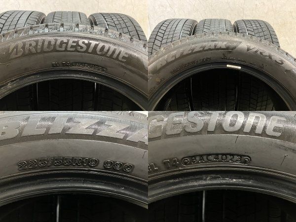 BS BRIDGESTONE BLIZZAK VRX3 225/55R19 19インチ スタッドレス 4本 23 