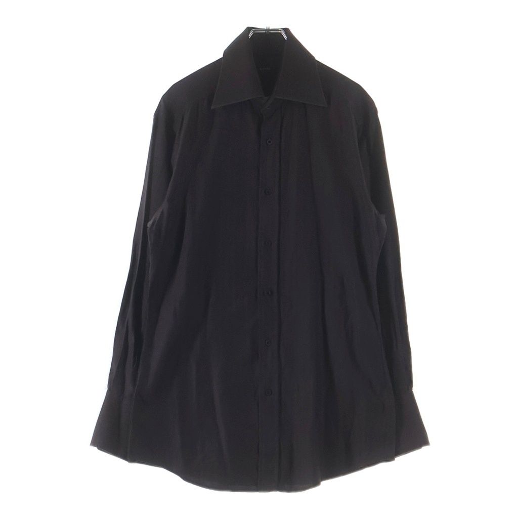 GUCCI (グッチ) 長袖コットンシャツ ブラウン 145380